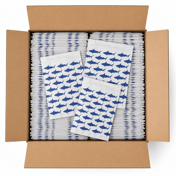 Lunchskins 500 Self-Sealing Sandwich Bags - Shark