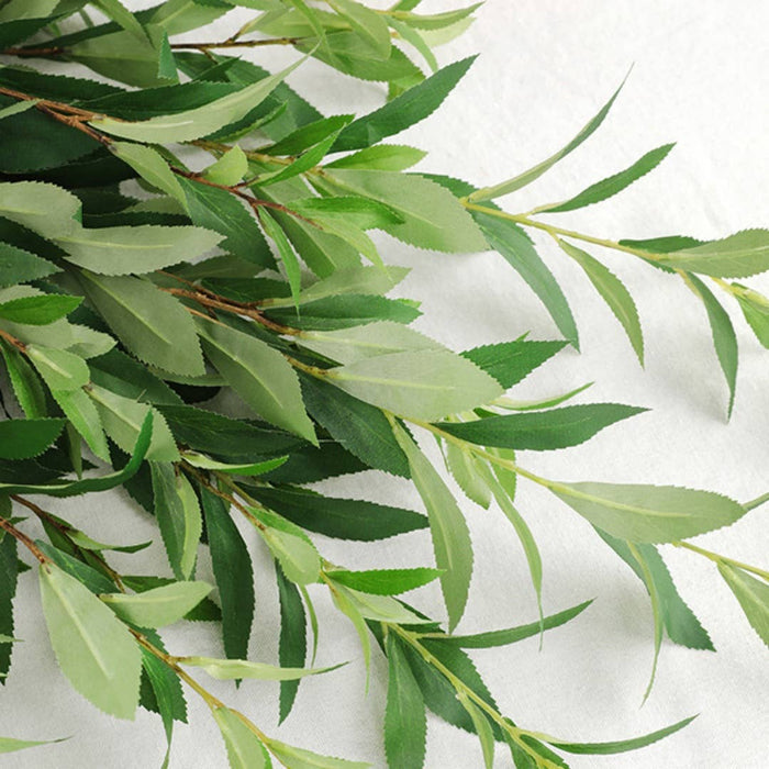 Artificial Snow willow leaves for home decor wedding floral - Magnolia Lane co. Home + Garden + Gift