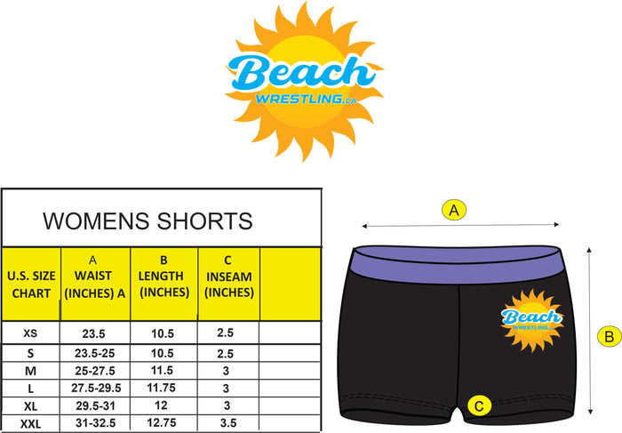 Beach Wrestling Womens Sports Bras and Shorts SUNNY