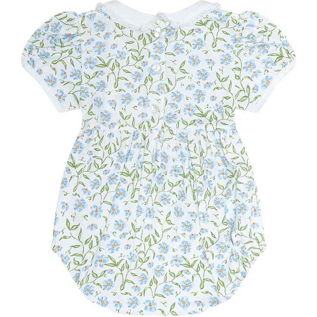Blue Vines Smocked Bubble