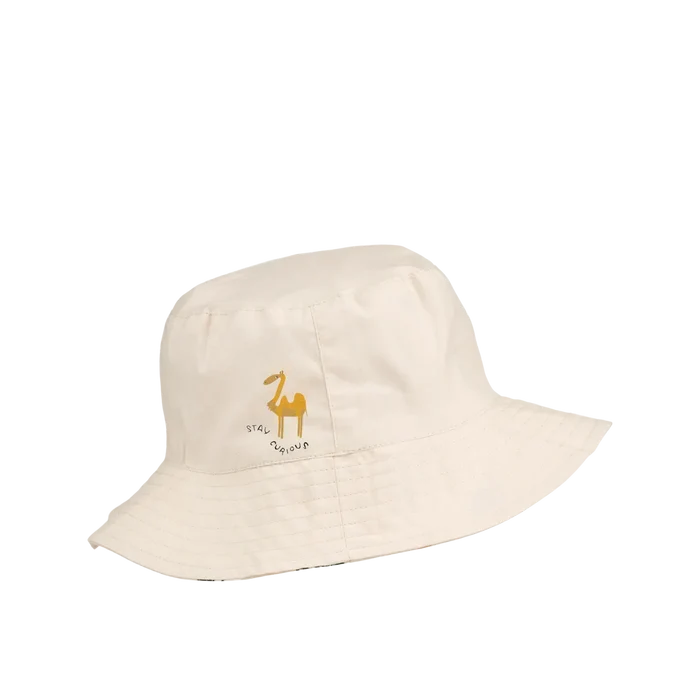 Liewood - Bucket Hat - Damon - Reversible - Around The World/Sandy - Reversible