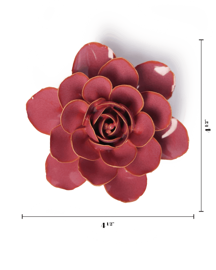 Ceramic Pink Begonia - Olita Gifts & Goods