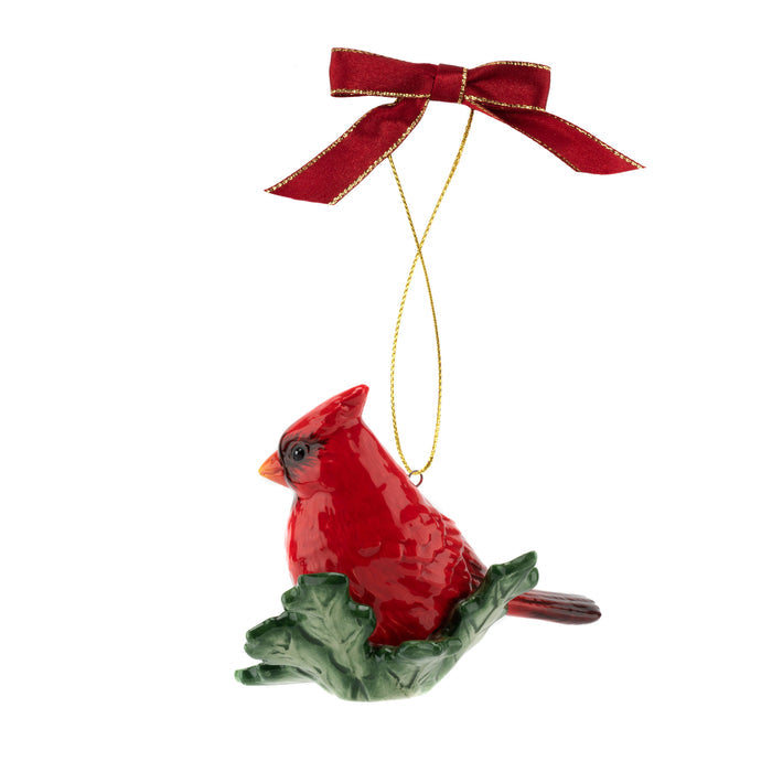 Christmas Tree Cardinal Ornament