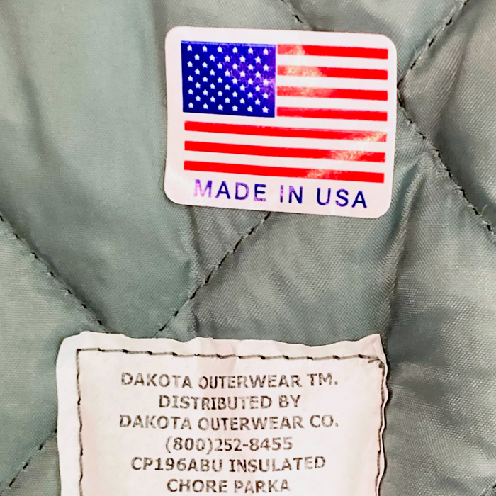 Dakota Outerwear Co. Chore Parka ABU Digital Tiger Stripe Camo
