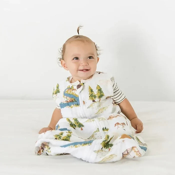 *FINAL SALE* Bebe Au Lait Classic Muslin Sleeper 12-24 Months