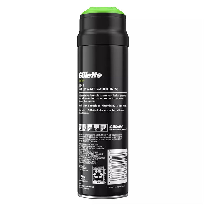 Gillette Labs Rapid Foaming Shave Gel - 7 oz - 6 Pack