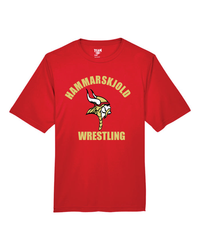 Hammarskjold Wrestling Club Cotton Tee Youth and Adult red