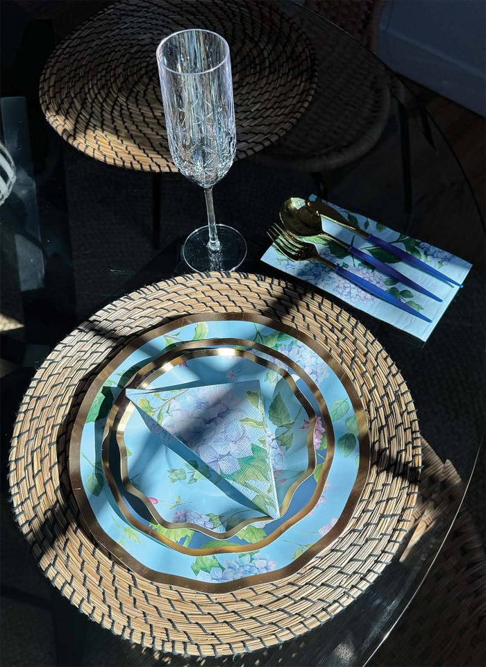 Hydrangea Foil Appetizer/Dessert Bowls (8pk)
