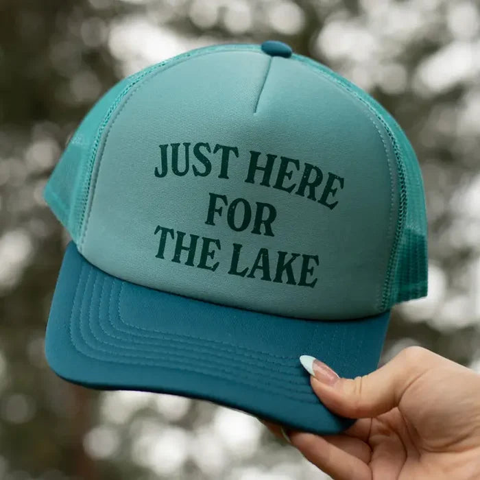 Just Here For The Lake Hat