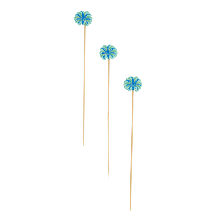 Large Cocktail Picks: Preppy Palm/30pk
