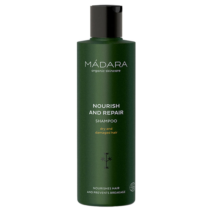 Madara Nourish & Repair shampoo kuiville ja vaurioituneille hiuksille 250ml