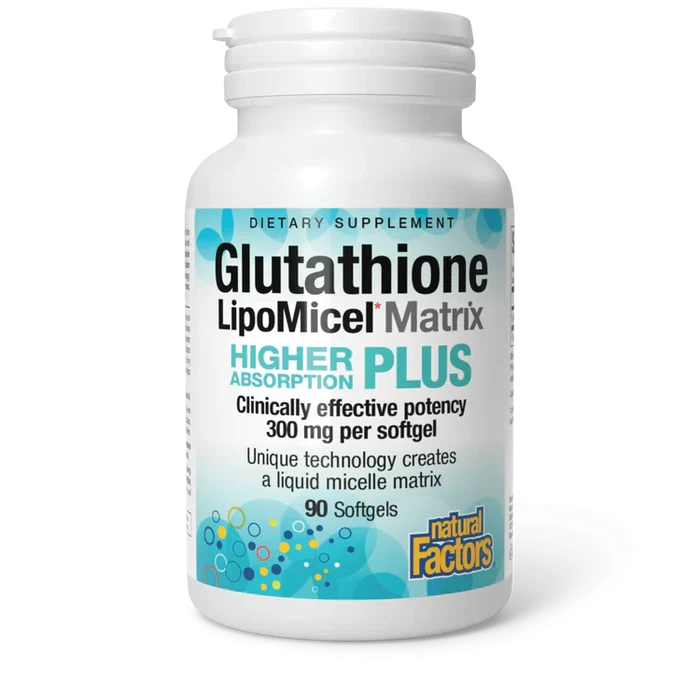 Natural Factors: Glutathione LipoMicel Matrix 300 MG