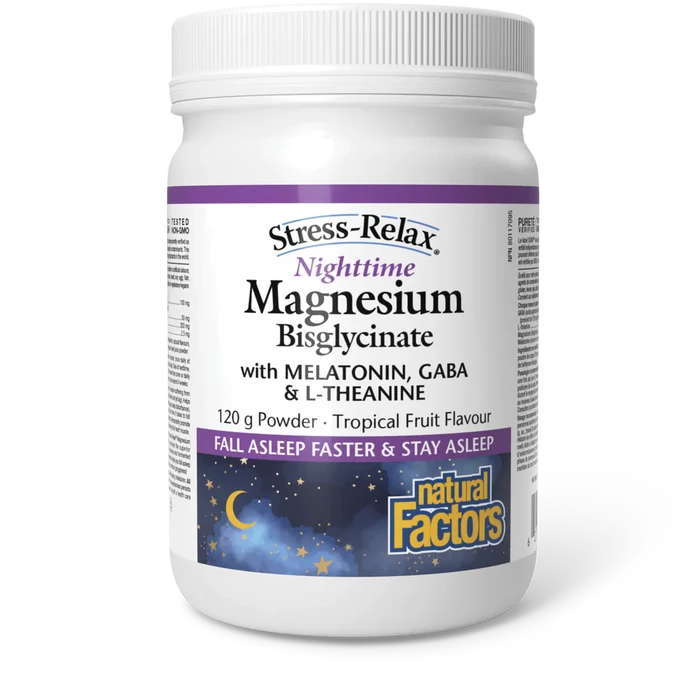 Natural Factors: Nighttime Magnesium Bisglycinate Stress Relax