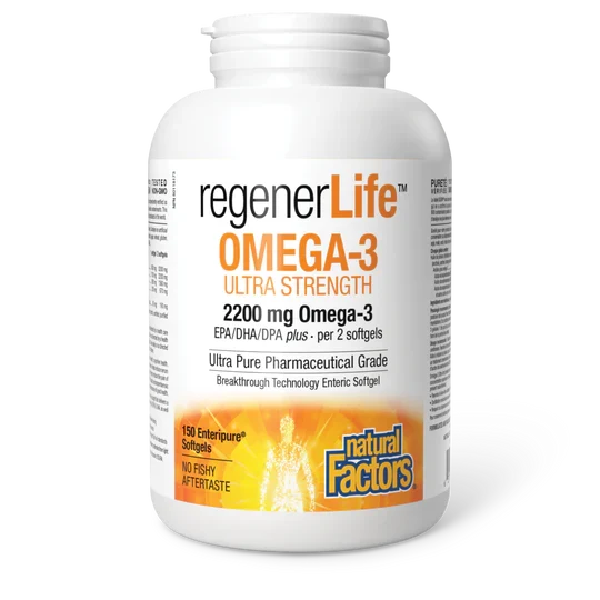Natural Factors: RegenerLife Omega-3 Ultra Strength