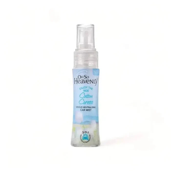 Oh So Heavenly Enjoy The Ride Car Mist Cotton Caress 50ml fresh vegan fragrance