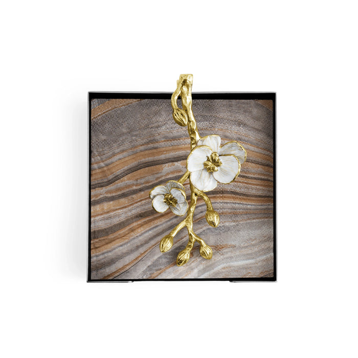Michael Aram Orchid Cocktail Napkin Holder