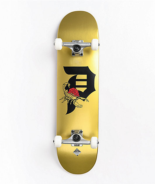 PRIMITIVE DIRTY P SCORPION COMPLETE SKATEBOARD 7.75"
