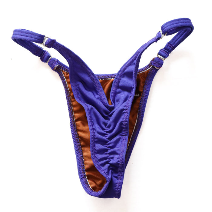 QS ST: Matte Purple Posing Practice Suit. Large Molded/Pro.