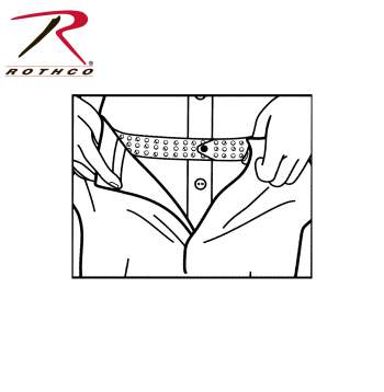 Rothco Hero's Pride Shirt Tailor Rubber Belt