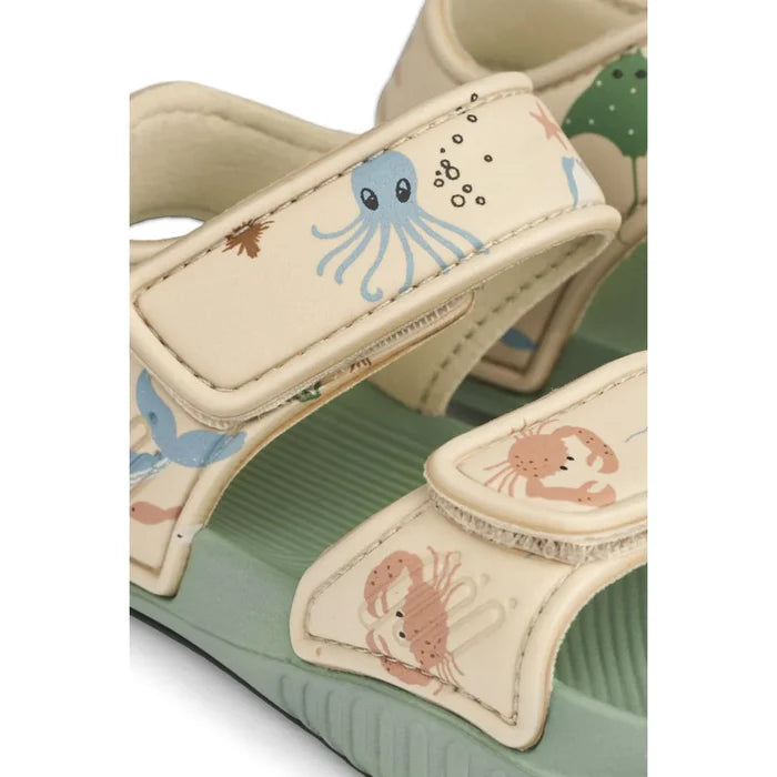 Liewood - Sandals - Blumer - Sea Creature/Sandy - Details