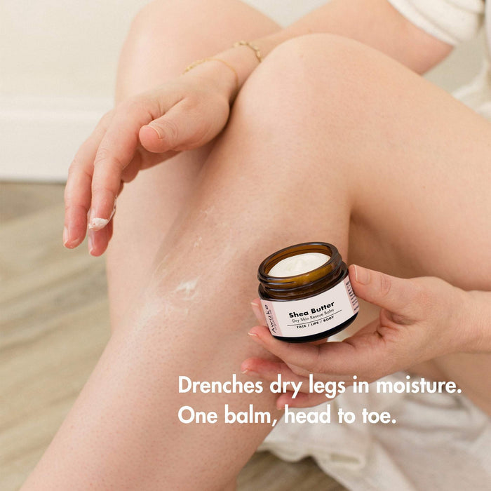 Shea Butter Dry Skin Rescue Balm (100% Natural, Vegan)