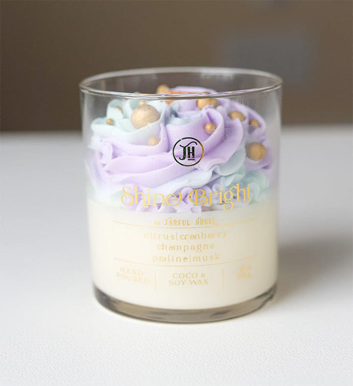 Shine Bright Dessert Candle Wooden Wick - 9 oz.