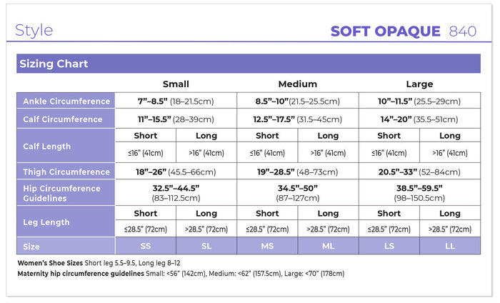 Sigvaris Soft Opaque Maternity Pantyhose 20-30mmHg - Compression Level: Firm 20-30 MmHg - Female - Leg