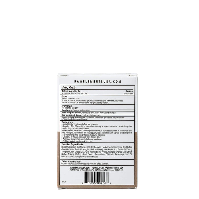 Raw Elements SPF 30 Tinted Face Stick - Bronze, Set of 2