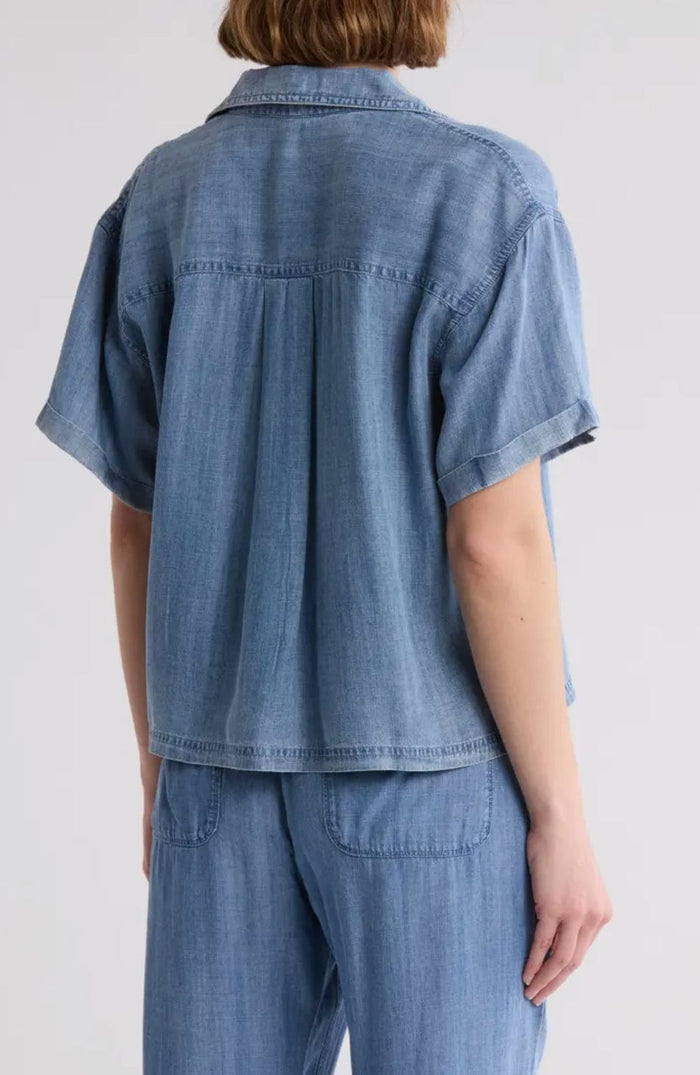 Kathryn Chambray Short Sleeve Shirt