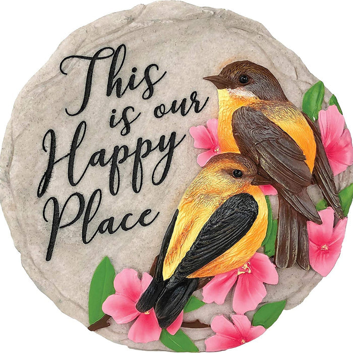 Spoontiques Happy Place Stepping Stone - Cardsmart & Gift