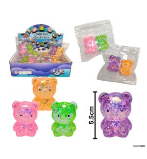 Sugar Glitter Bear 2 Pk