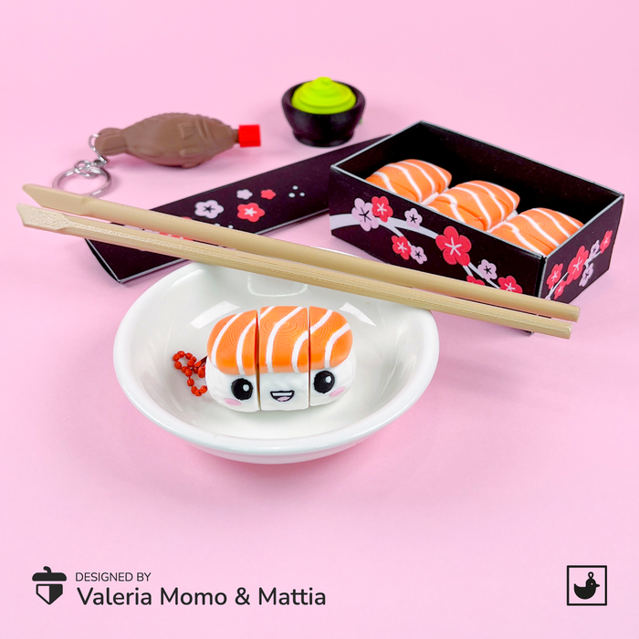 Sushi Keychain