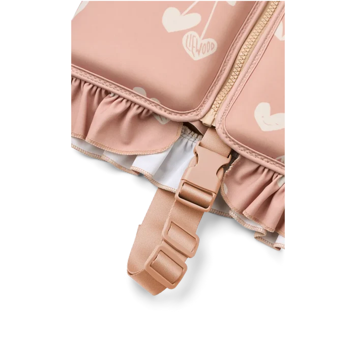 Liewood - Swim Vest - Dove - Sweethearts/Pale Tuscany - Close Look