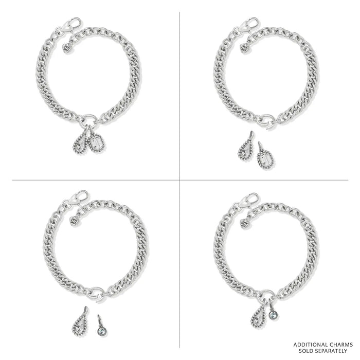 Twinkle Luxe Charm Link Bracelet