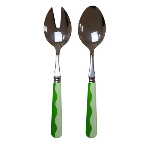 Wave Two Piece Server Leaf & Apple