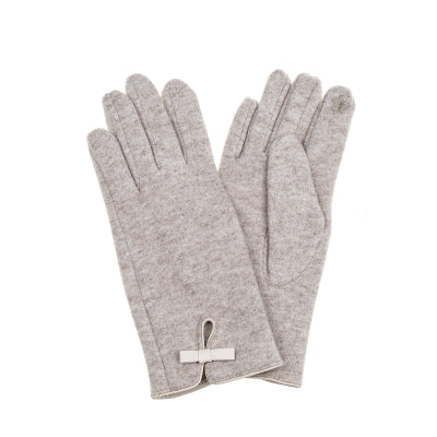 Winter Gloves with Bow detail and Front Split