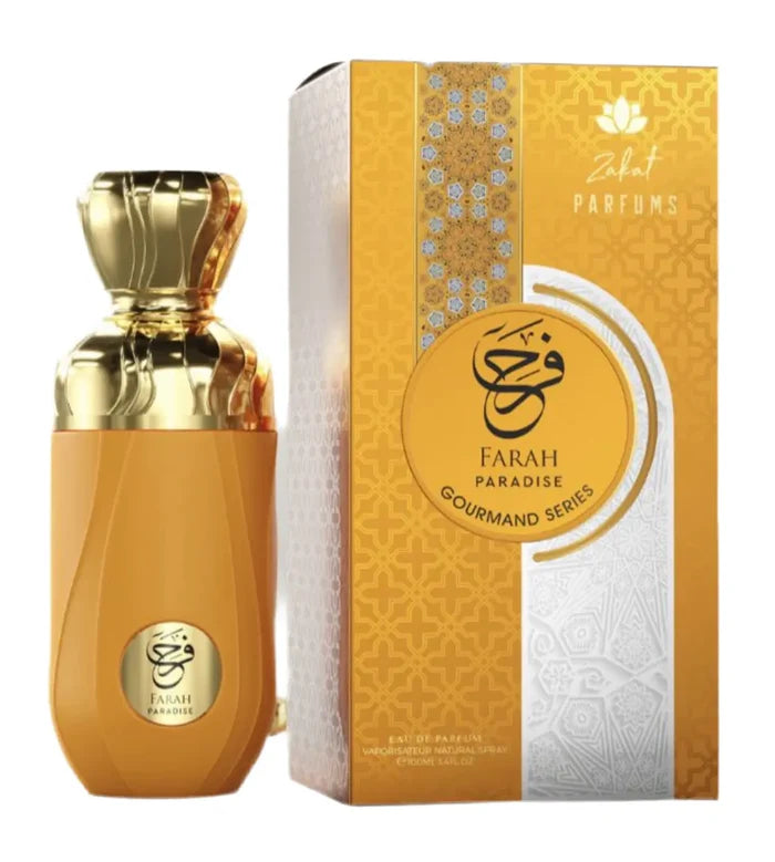 Zakat Farah Paradise Unisex EDP Perfume Fragrance, 3.4OZ