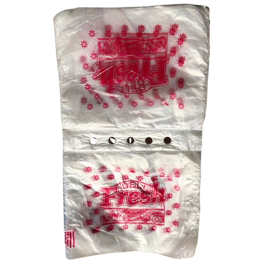 10" x 9"/ 8" x 10" High Density Printed Deli Bags