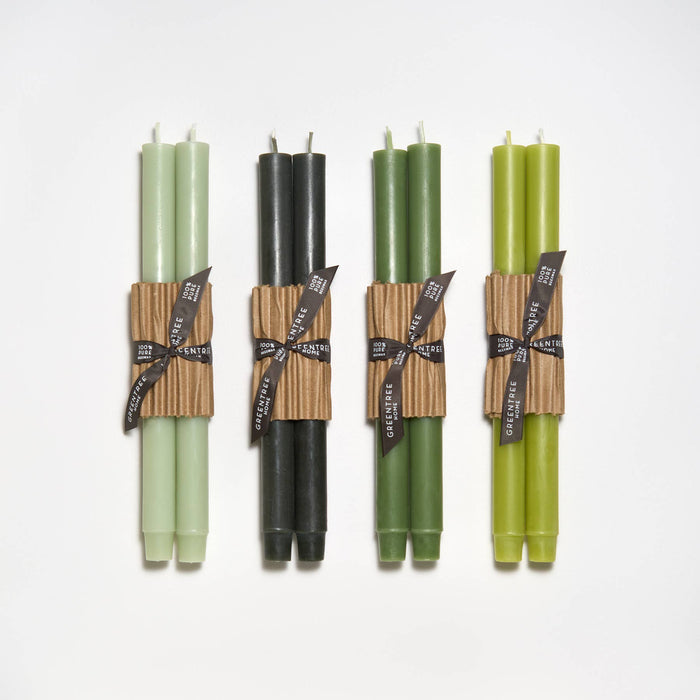 12" Church Tapers: Peacock