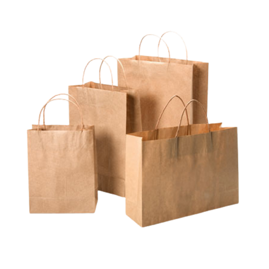 13" x 7" x 13" Kraft Paper Bag with Twisted Handle
