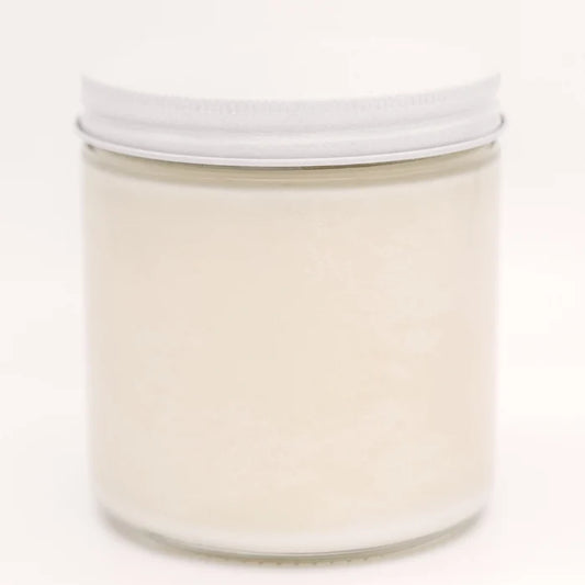 16oz Clear Jar Soy Candle (Unlabeled or Custom Label)
