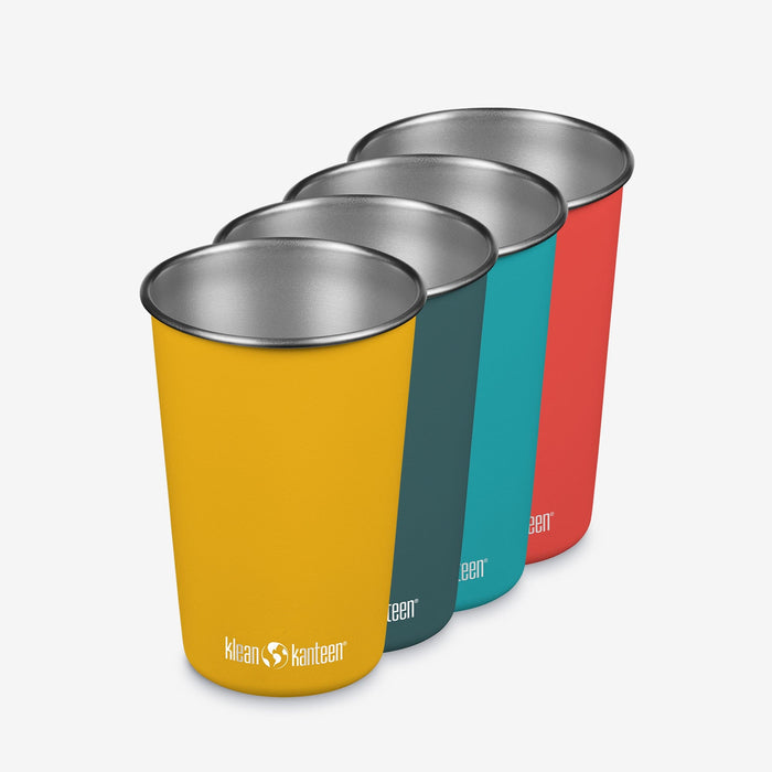 Klean Kanteen Evening Sky 16oz Stainless Steel Pint Cup - Set of 4