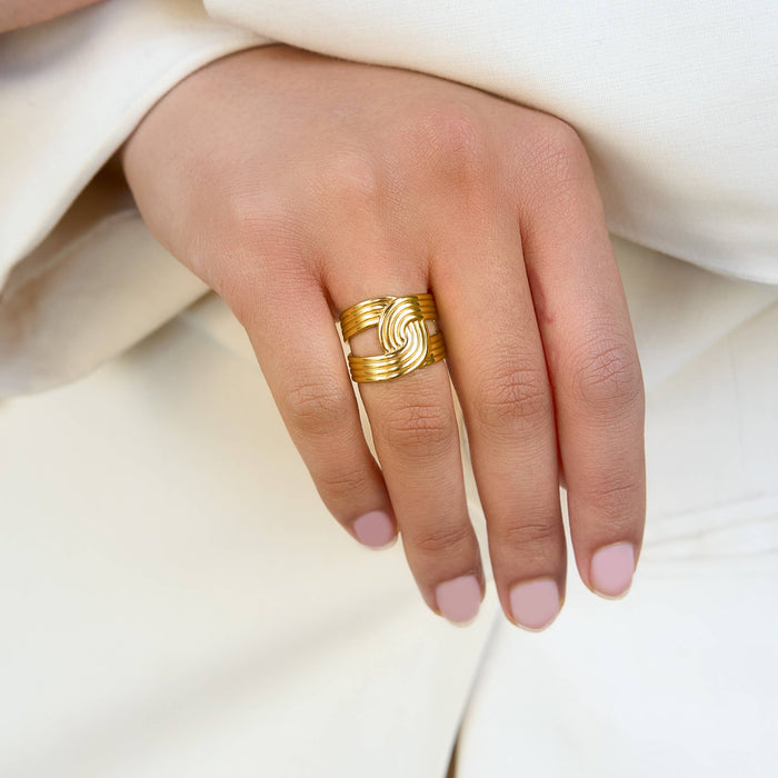 2 Become 1 Ring - 18K Gold Plated - Olita Gifts & Goods