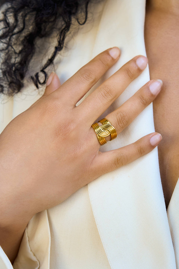 2 Become 1 Ring - 18K Gold Plated - Olita Gifts & Goods