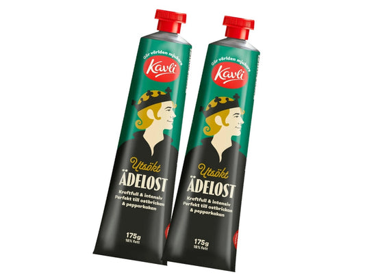 2 x Kavli Ädelost 175g (6.17 oz) – Authentic Swedish Creamy Blue Cheese Spread