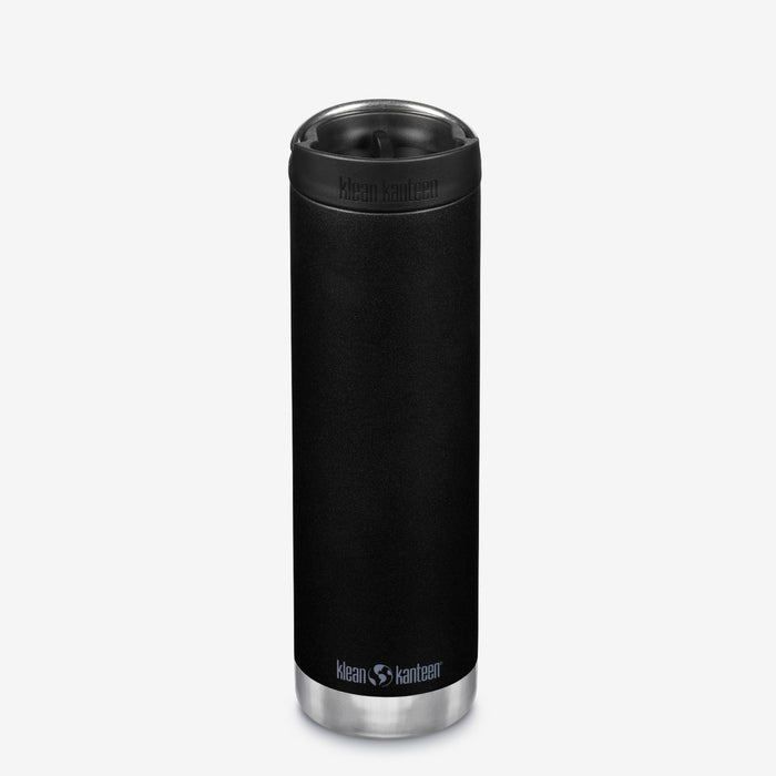 Klean Kanteen Black 20oz TKWide Insulated Tumbler with Café Cap