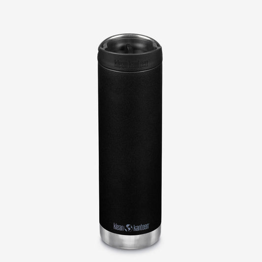 Klean Kanteen Black 20oz TKWide Insulated Tumbler with Café Cap