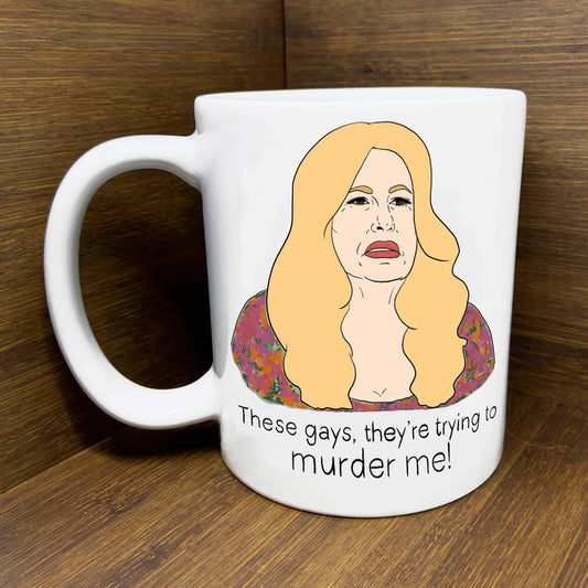 21 White Lotus Tanya and The Gays Mug