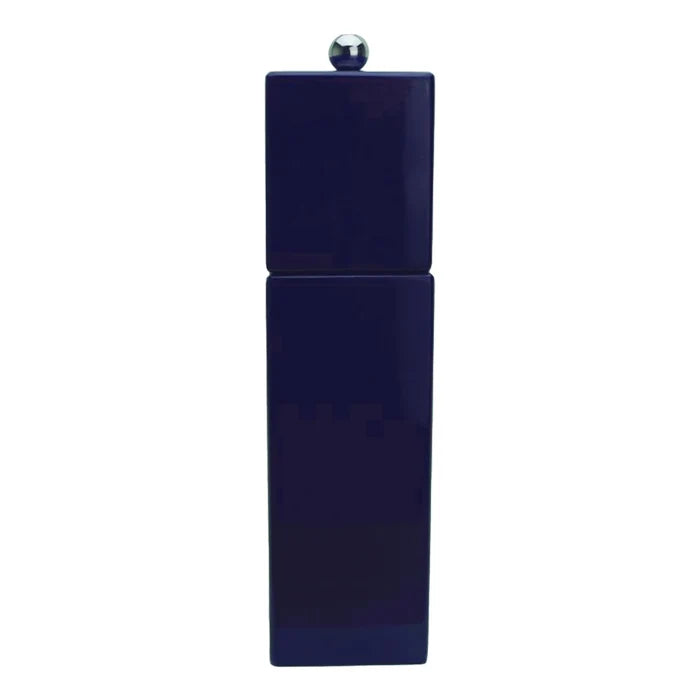 Salt Pepper Mill, Square Pillar Navy, 24cm