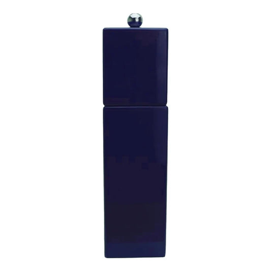 Salt Pepper Mill, Square Pillar Navy, 24cm